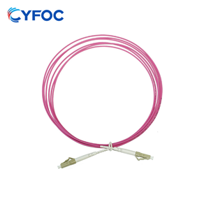 OM4 LC-LC UPC单工LSZH 2.0mm光纤跳线, 3m